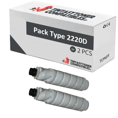 Compatível Pack 2x Ricoh Type 2220D