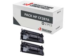 Compatível Pacote 2x Toner HP CF287A
