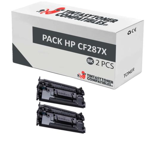 Compatível Pacote 2x Toner HP CF287X