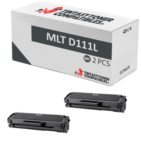 Compatível Pack 2x Toner MLT-D111L XL Premium