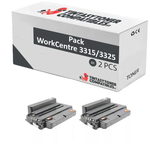 Compatível Pack 2x Xerox WorkCentre 3315 / 3325 Preto