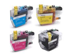 Pacote compatível 4 x BROTHER LC3219XL