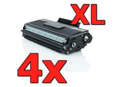 Pacote compatível 4 X Brother TN-3130 / TN-3170 / TN-3230 / TN-3280 XL (alta capacidade)