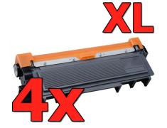 Pacote Compatível 4 x Brother TN2310 2320 XXL