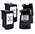 Pacote Compatível 4 x Canon PG-510 / CL-511