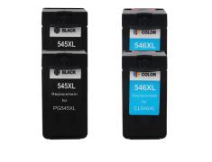 Pacote Compatível 4 x Canon PG-545 / CL-546
