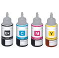 Pacote Compatível 4 x Frasco de Tinta Epson 664