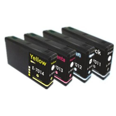 Pacote compatível 4 x EPSON- T-7011- / 2/3/4