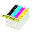Pacote compatível 4 x EPSON T0611 / 2/3/4