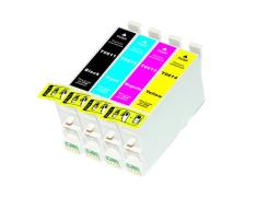 Pacote compatível 4 x EPSON T0611 / 2/3/4