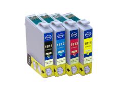 Pacote compatível 4 x EPSON T1811 / 2/3/4 18XL