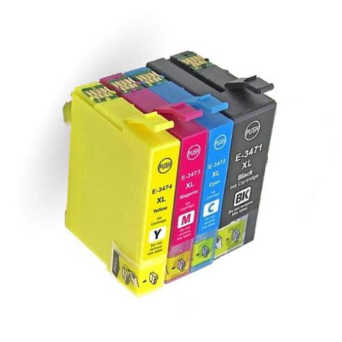 Pacote Compatível 4 x Epson T3471/2/3/4