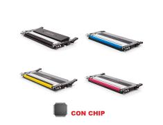 Pacote compatível 4 X HP 117A / W2070A / 1/2/3 (com chip)