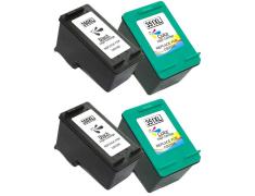 Compatível Pacote 4 X HP 350XL 351XL