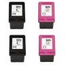 Pacote compatível 4 x HP 62 XL