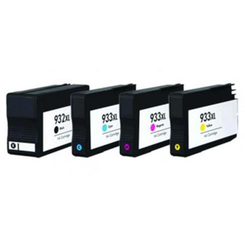 Compatível Pacote 4 x HP 932 XL Y 933 XL
