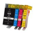 Pacote compatível 4 x HP 934 XL e 935 XL remanufaturado