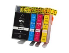 Pacote compatível 4 x HP 934 XL e 935 XL remanufaturado