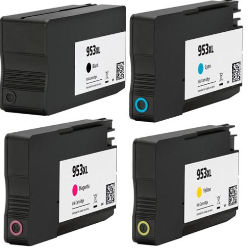 Compatível Pacote 4 X HP 953XL