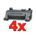 Pacote Compatível 4 x HP CC364A Preto