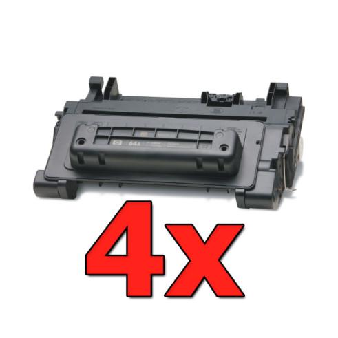 Pacote Compatível 4 x HP CC364A Preto