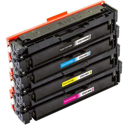 Pacote compatível 4 x HP CC530 / 1 / 2 / 3 A