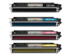 Pacote compatível 4 x HP CE310 / 1/2 / 3A OU 126