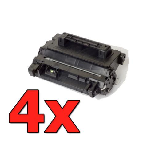 Pacote compatível 4 x HP CE390A