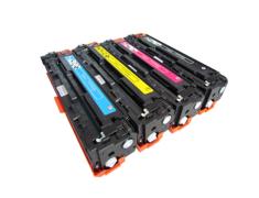 Pacote compatível 4 x HP CE410X1 / 2/3 305X / A