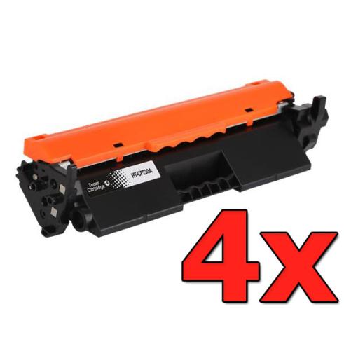 Pacote compatível 4 X HP CF230A Premium Chip
