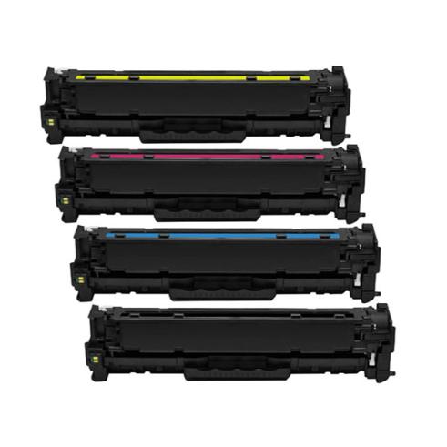 Pacote compatível 4 x HP CF350 / 1/2 / 3A remanufaturado