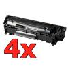 Pacote compatível 4 x HP Q2612A
