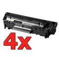 Pacote compatível 4 x HP Q2612A