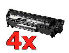 Pacote compatível 4 x HP Q2612A