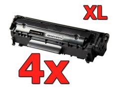 Pacote compatível 4 x HP Q2612X