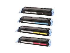 Pacote compatível 4 x HP Q6000 / 1/2 / 3A