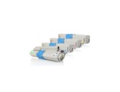 Pacote compatível 4 x OKI C310 / C330 / C331 / C510 / C511 / C530 / C531 / C351 / C361