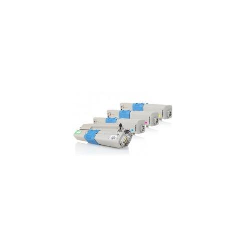 Pacote compatível 4 x OKI C310 / C330 / C331 / C510 / C511 / C530 / C531 / C351 / C361