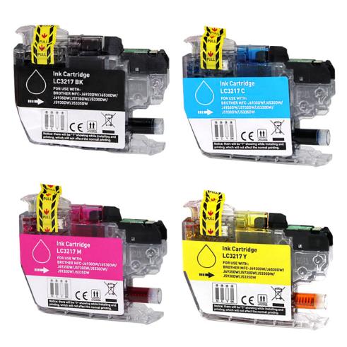 Compatible Pacote 4x Brother LC3217