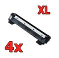 Compatível Pack 4x Brother TN-1050 XL