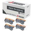 Compatível Pack 4x Brother TN-2220XL