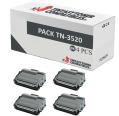 Compatível Pacote 4x Brother TN-3520