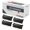 Compatível Pacote 4x Brother TN3600XL