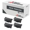 Compatível Pacote 4x Brother TN3610XL Preto