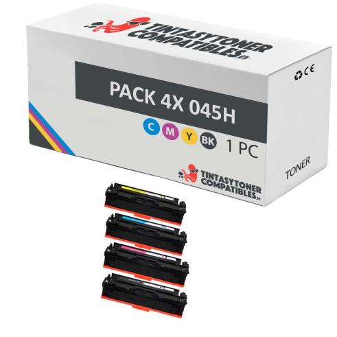 Compatível Pacote 4x Canon 045H