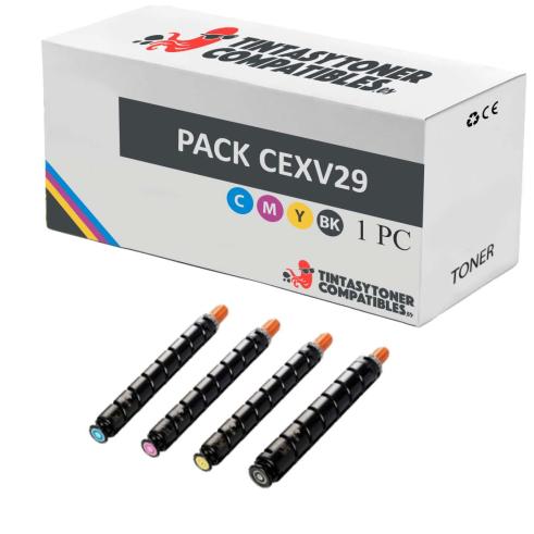 Compatível PACK 4X CANON C-EXV29