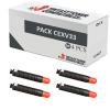 Compatível Pack 4x Canon C-EXV33 Preto