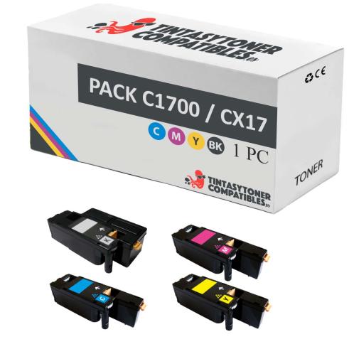 Compatível PACK 4x Epson C1700 CX17