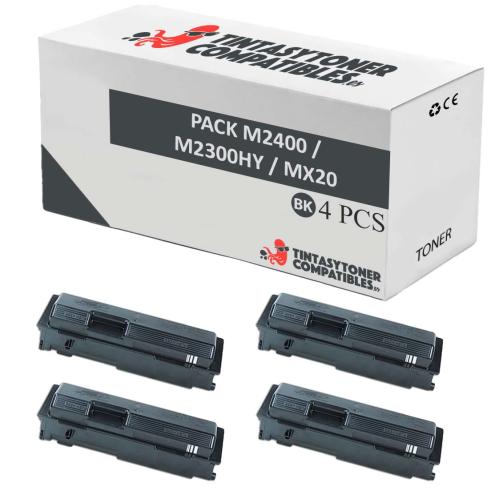 Compatível Pack 4x Epson M2400 / M2300HY / MX20