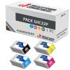 Compatible Pack 4x Epson SJIC22P Pigmentados